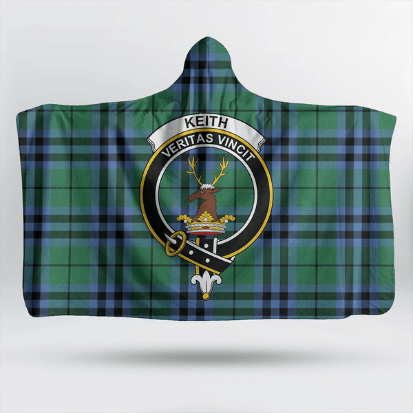 Keith Ancient Tartan Classic Crest Hooded Blanket