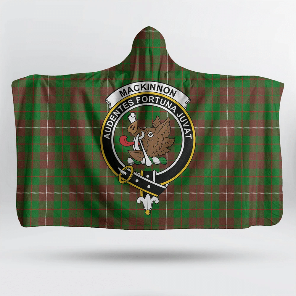 Somerville Modern Tartan Classic Crest Hooded Blanket