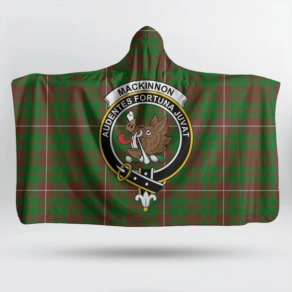 Somerville Modern Tartan Classic Crest Hooded Blanket