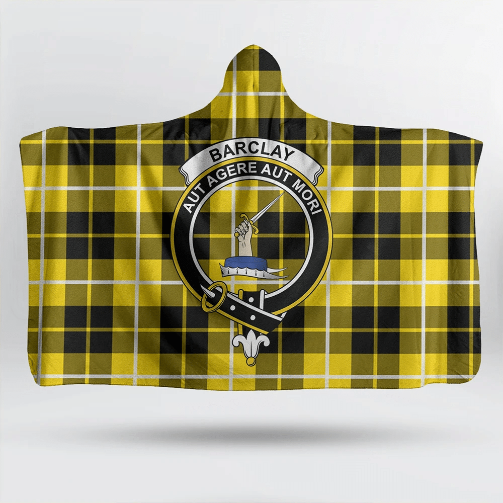 Barclay Dress Modern Tartan Classic Crest Hooded Blanket