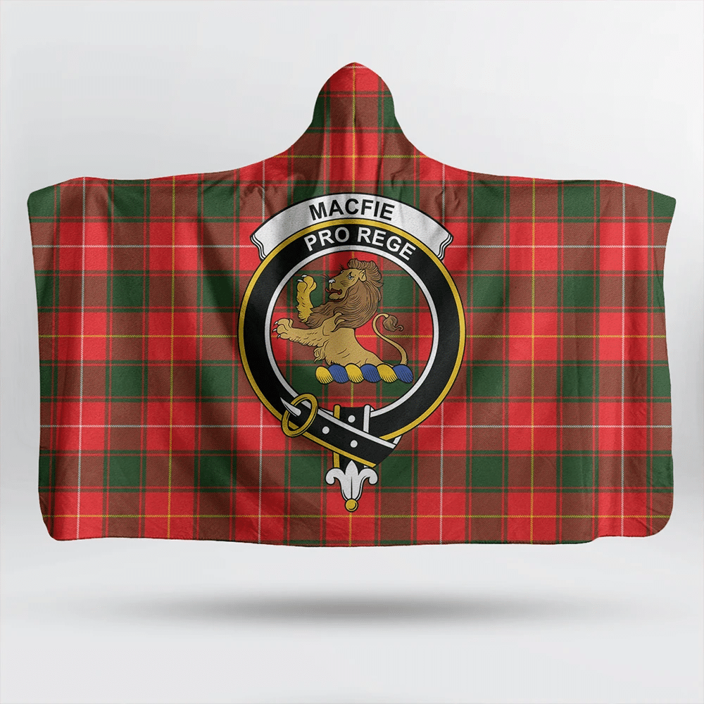 Rose Hunting Ancient Tartan Classic Crest Hooded Blanket