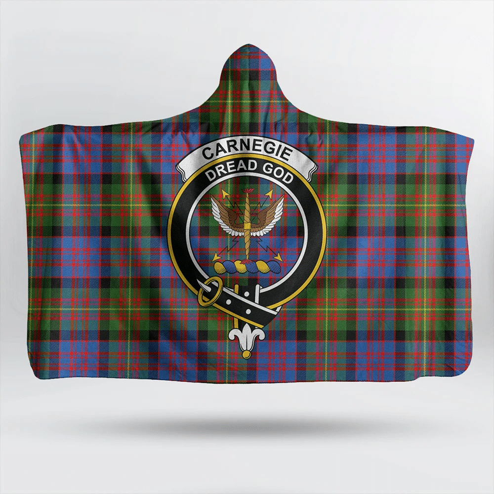 Carnegie Ancient Tartan Classic Crest Hooded Blanket