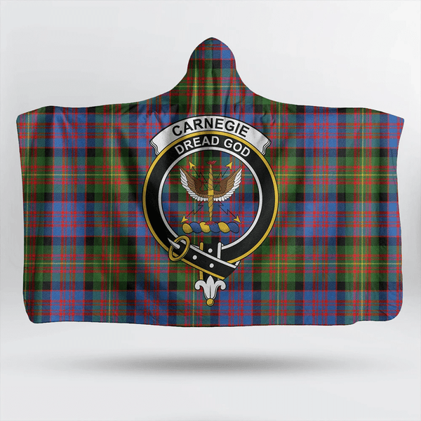 Carnegie Ancient Tartan Classic Crest Hooded Blanket