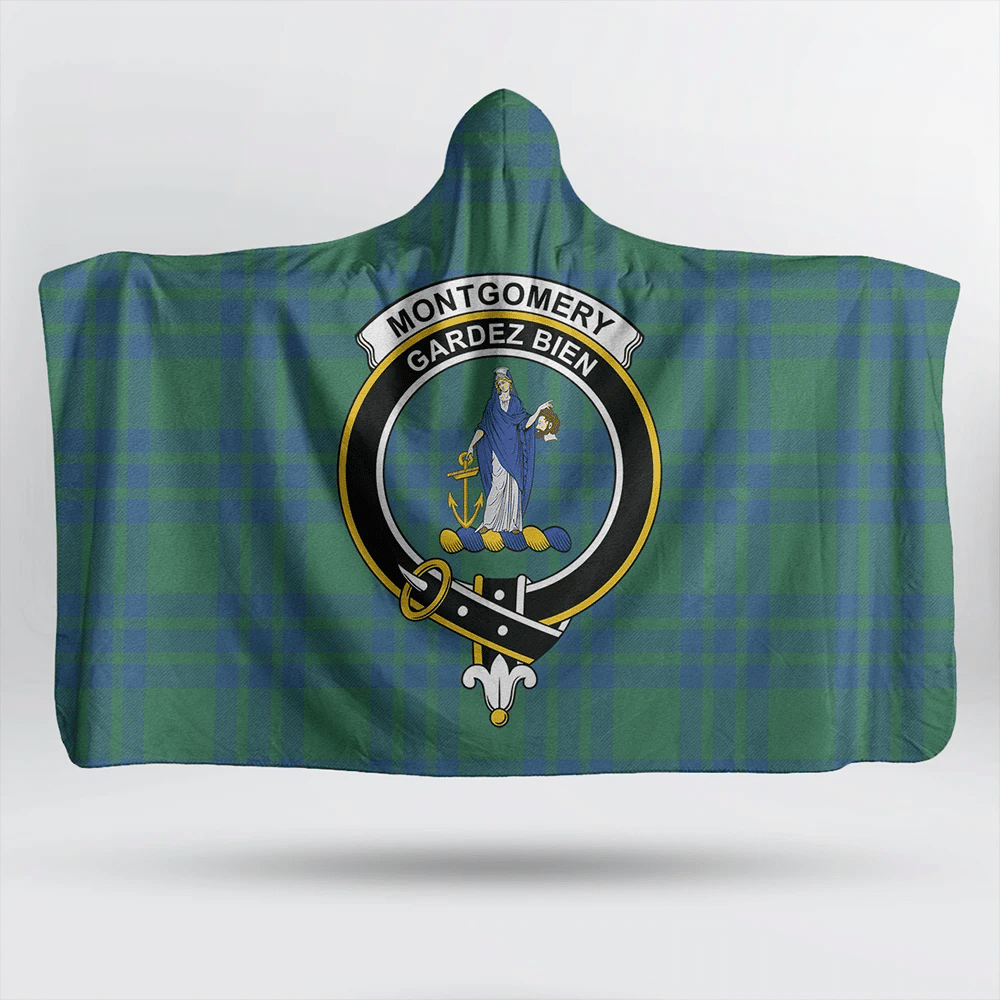 MacKinnon Modern Tartan Classic Crest Hooded Blanket