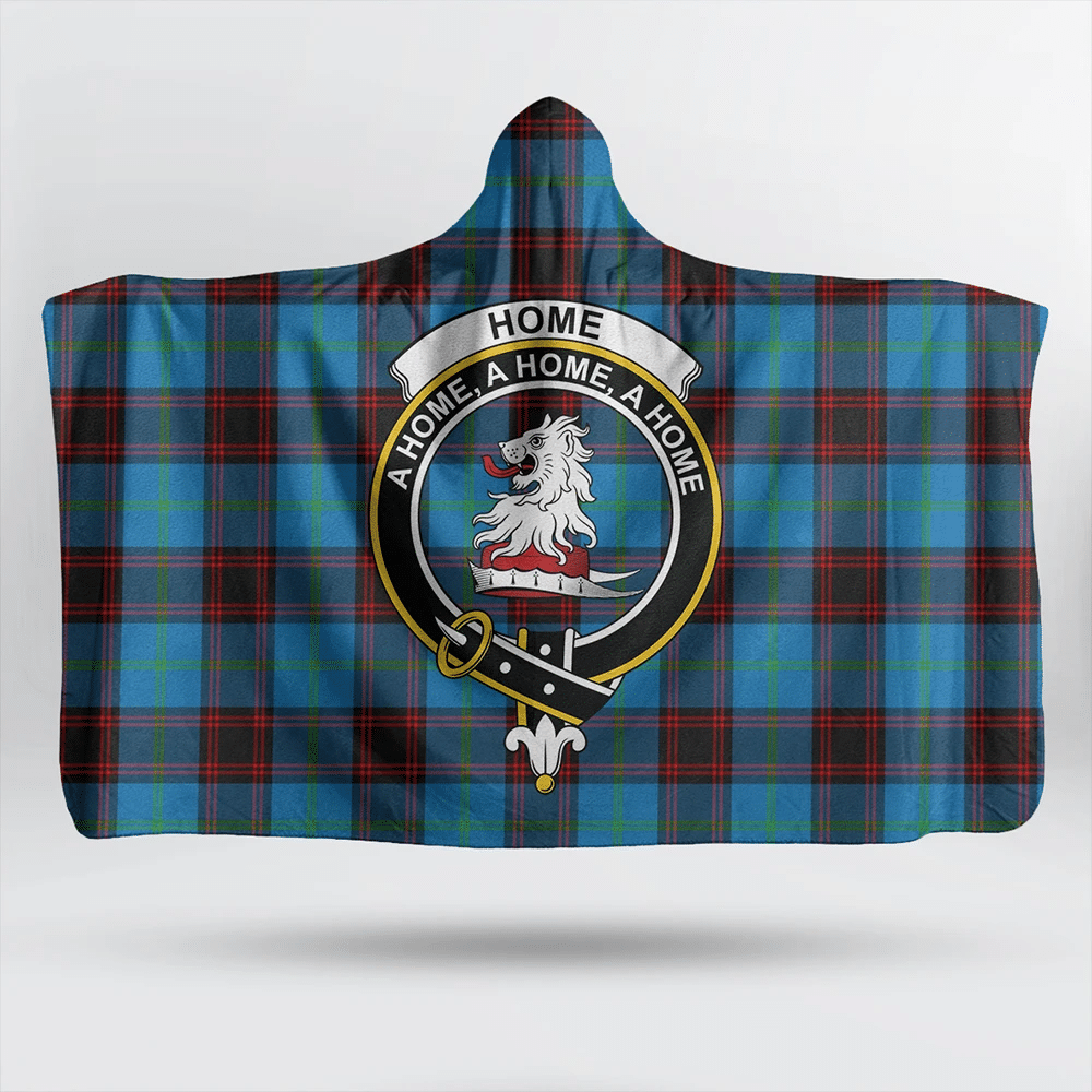 Home Ancient Tartan Classic Crest Hooded Blanket