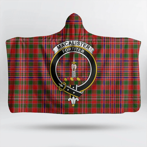 MacAlister Modern Tartan Classic Crest Hooded Blanket