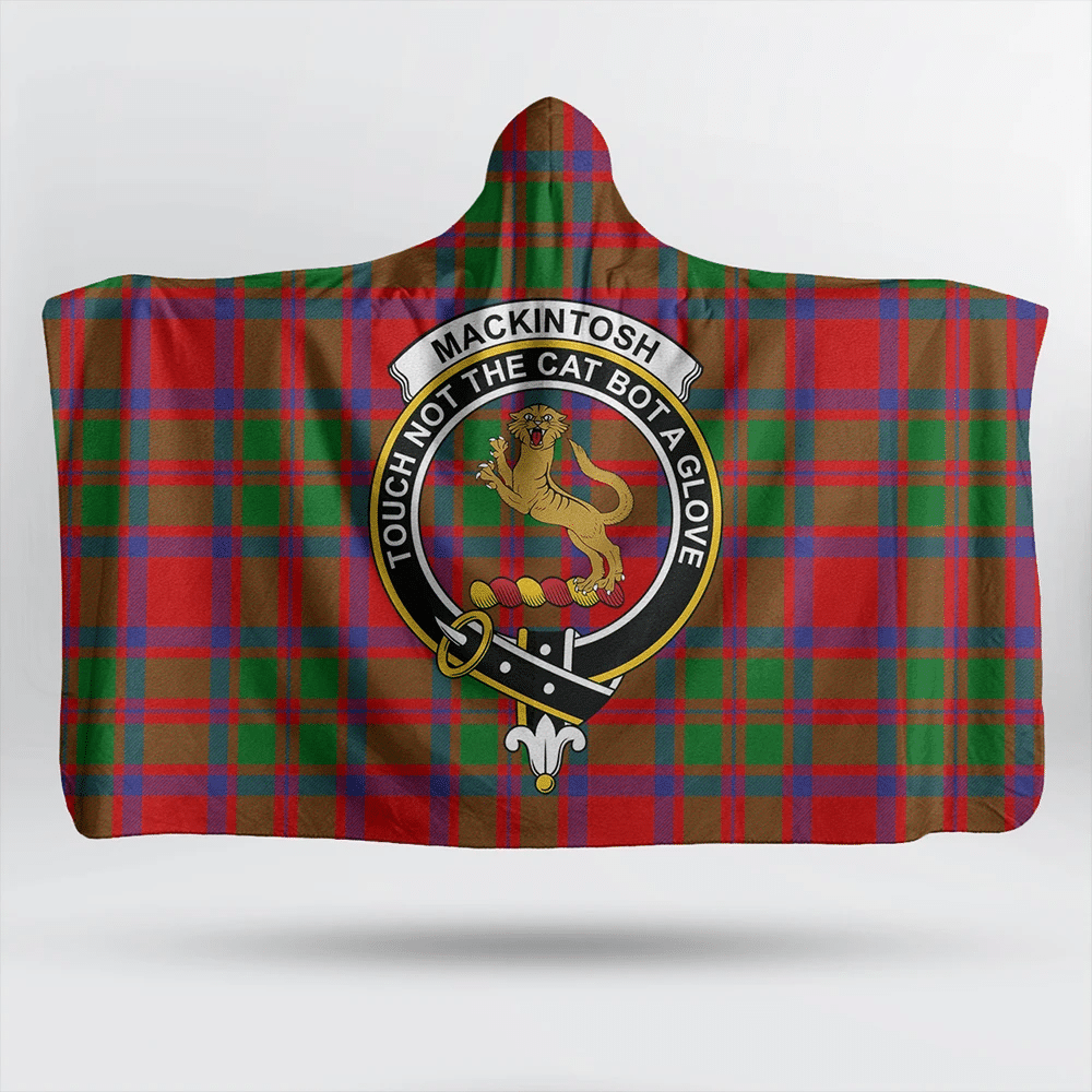 Stewart Hunting Modern Tartan Classic Crest Hooded Blanket