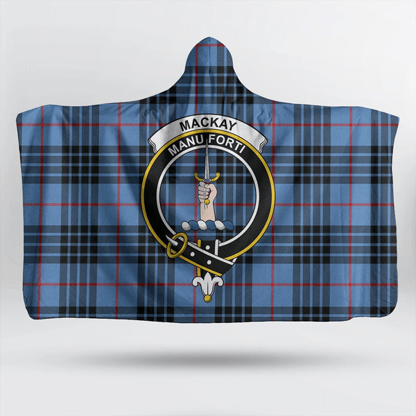 Sinclair Ancient Tartan Classic Crest Hooded Blanket