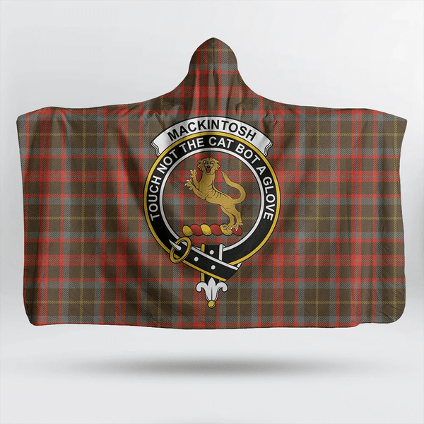 Stewart Dress Modern Tartan Classic Crest Hooded Blanket