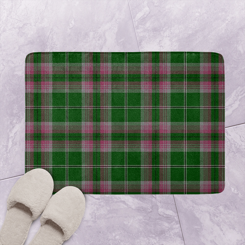 Gray Hunting Tartan Classic Bathroom Mat