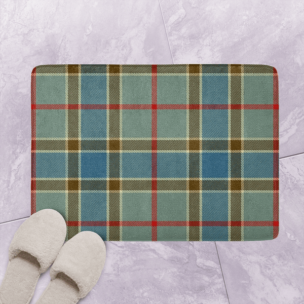 Balfour Blue Tartan Classic Bathroom Mat