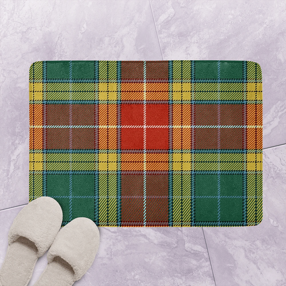 Buchanan Old Set Weathered Tartan Classic Bathroom Mat