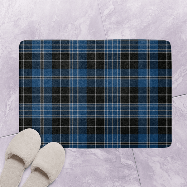 Clergy Blue Tartan Classic Bathroom Mat