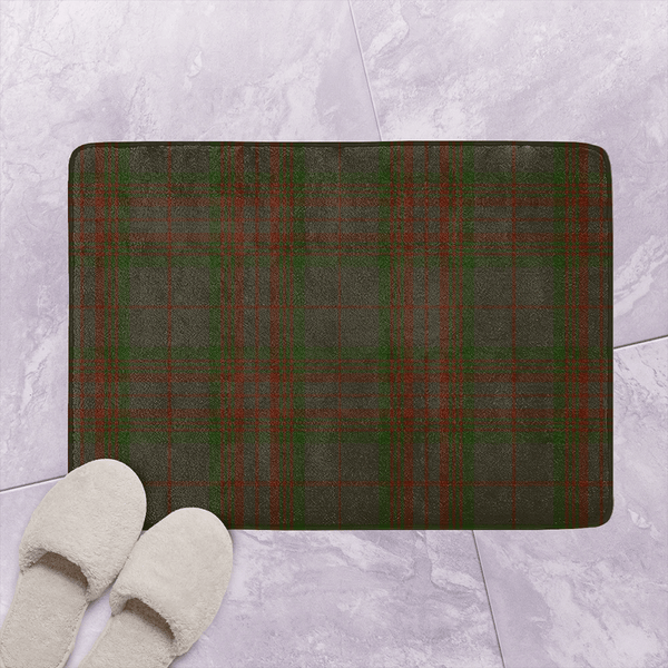 Gray Tartan Classic Bathroom Mat