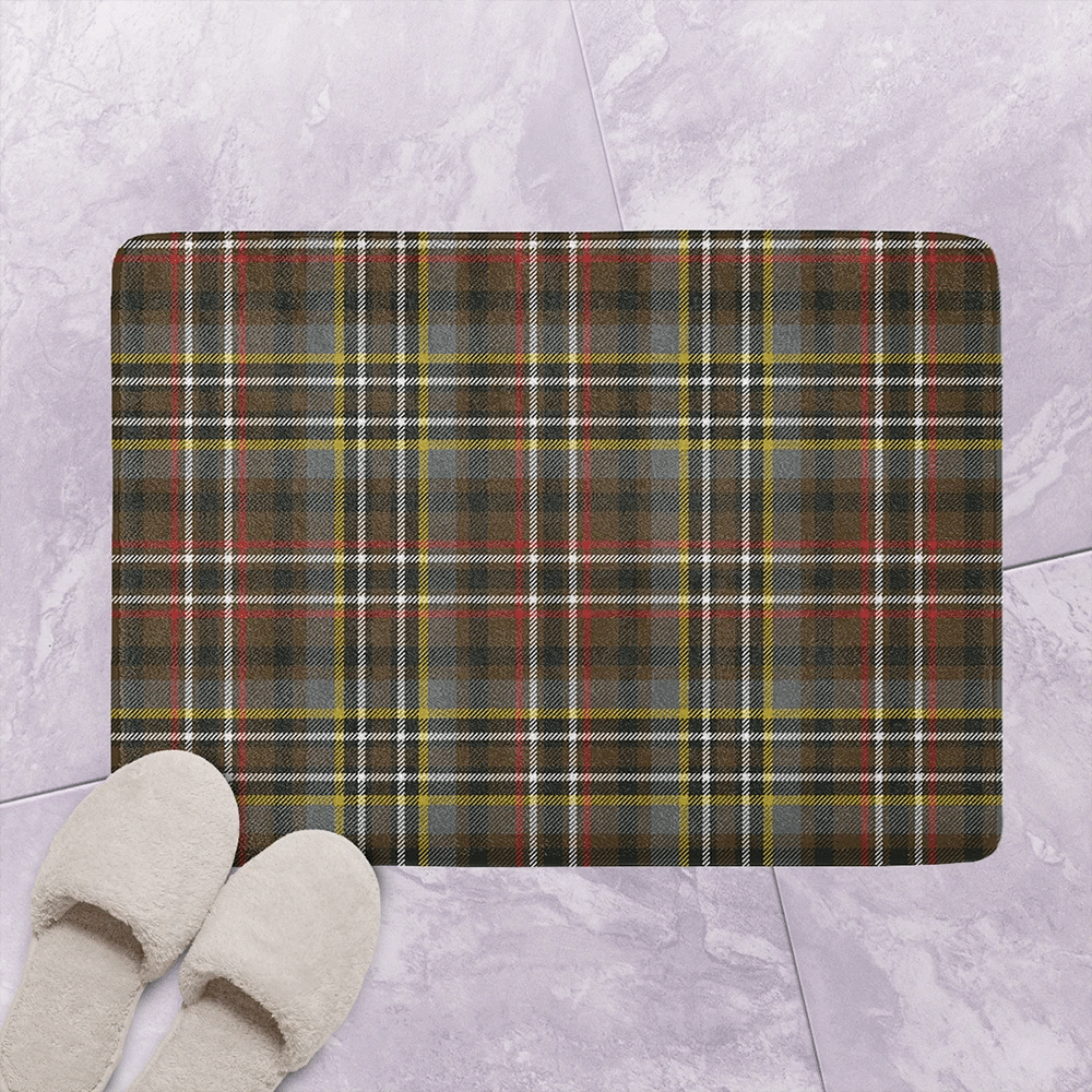 Scott Green Weathered Tartan Classic Bathroom Mat