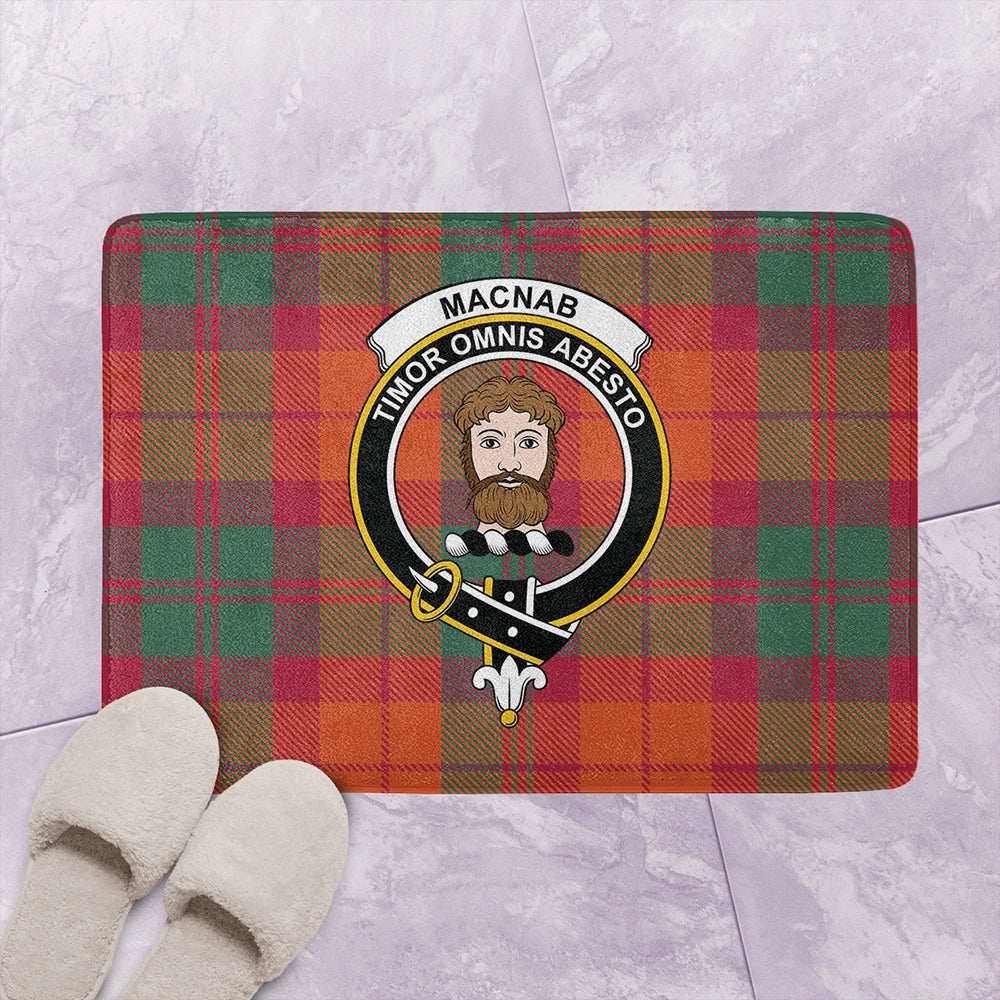 MacNab Ancient Tartan Classic Crest Bathroom Mat