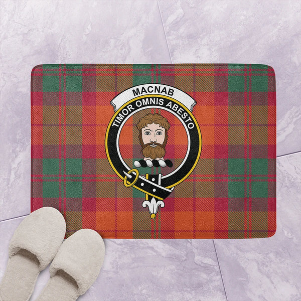 MacNab Ancient Tartan Classic Crest Bathroom Mat