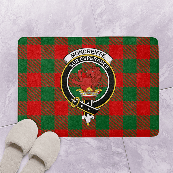 Moncrieffe Tartan Classic Crest Bathroom Mat