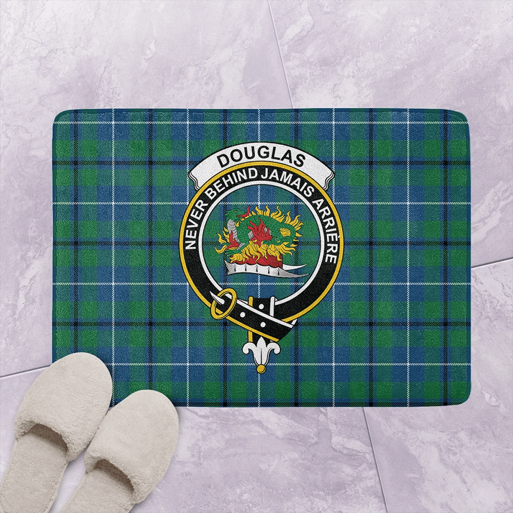 Douglas Ancient Tartan Classic Crest Bathroom Mat