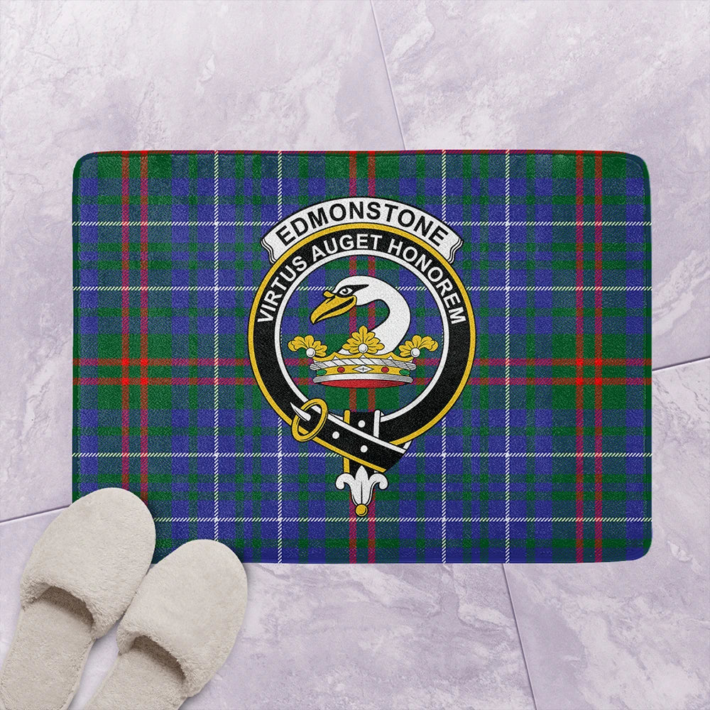 Edmonstone Tartan Classic Crest Bathroom Mat