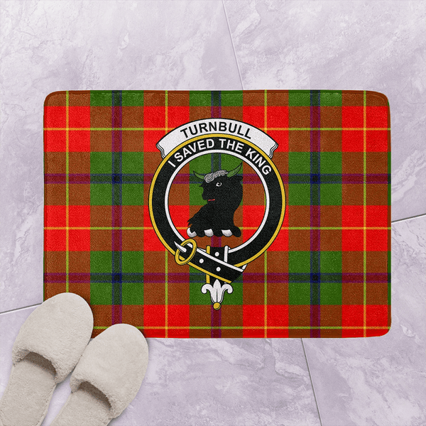 Turnbull Dress Tartan Classic Crest Bathroom Mat