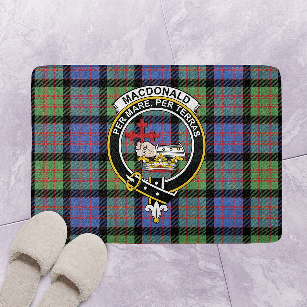 MacDonald Ancient Tartan Classic Crest Bathroom Mat