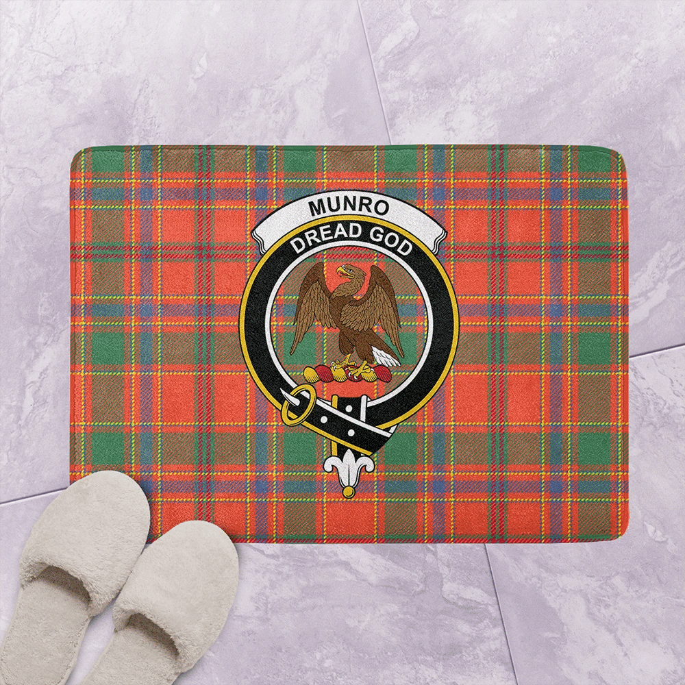 Munro Ancient Tartan Classic Crest Bathroom Mat