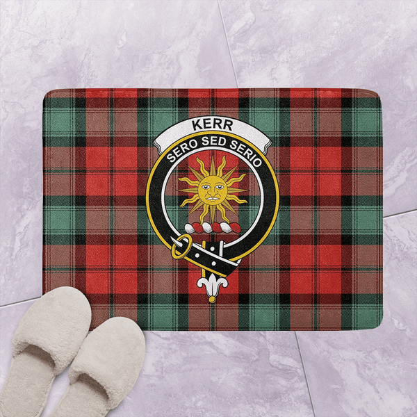 Kerr Ancient Tartan Classic Crest Bathroom Mat