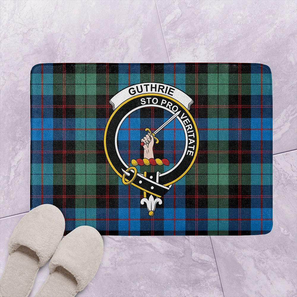 Guthrie Ancient Tartan Classic Crest Bathroom Mat