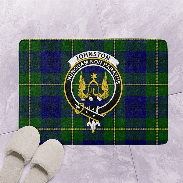 Johnston Modern Tartan Classic Crest Bathroom Mat