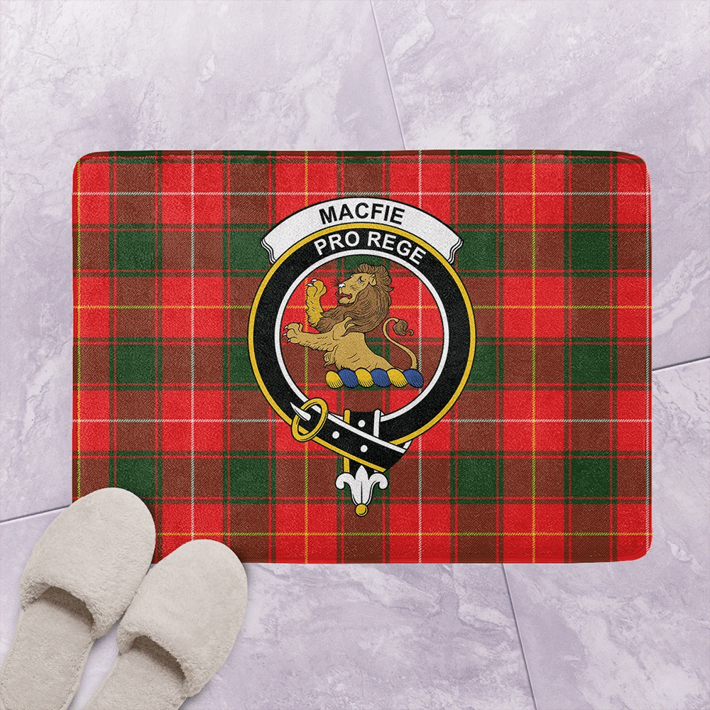 MacFie Tartan Classic Crest Bathroom Mat