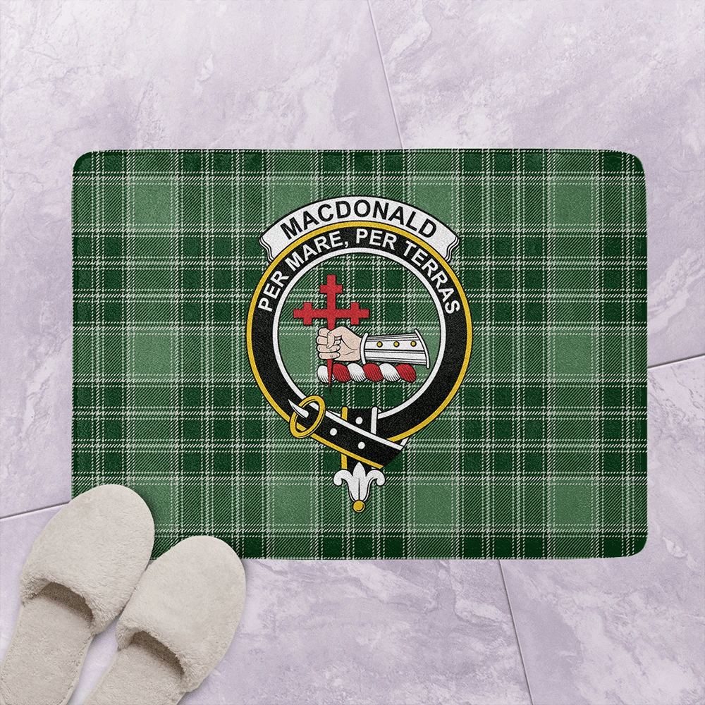 MacDonald Lord of the Isles Hunting Tartan Classic Crest Bathroom Mat