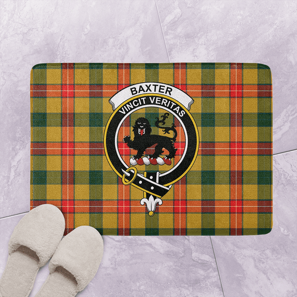 Baxter Modern Tartan Classic Crest Bathroom Mat