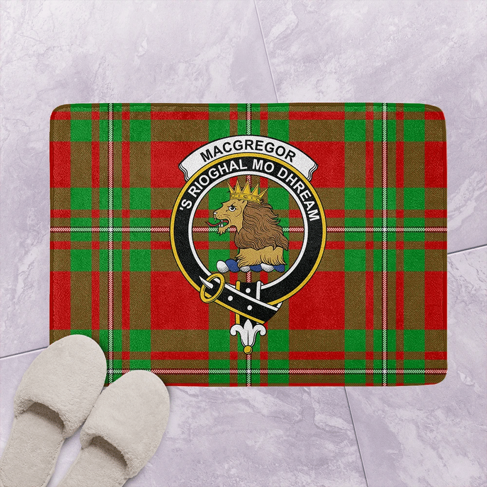 MacGregor Modern Tartan Classic Crest Bathroom Mat