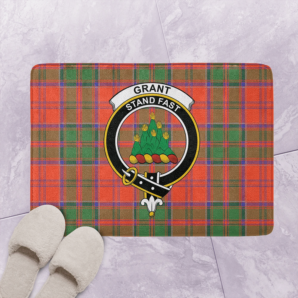 Grant Ancient Tartan Classic Crest Bathroom Mat