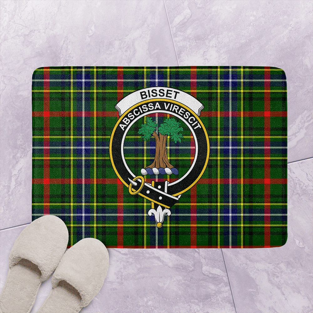 Bisset Tartan Classic Crest Bathroom Mat