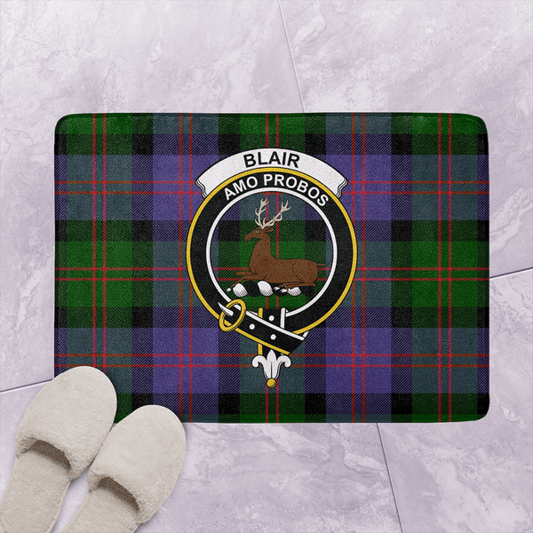 Blair Modern Tartan Classic Crest Bathroom Mat