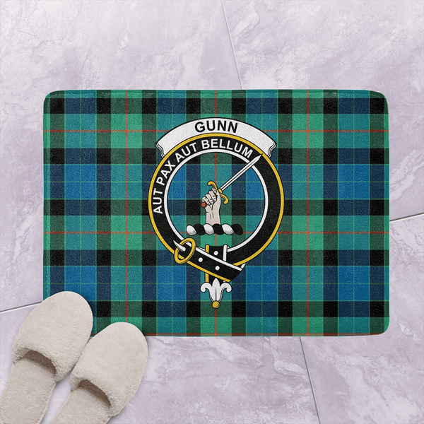 Gunn Ancient Tartan Classic Crest Bathroom Mat