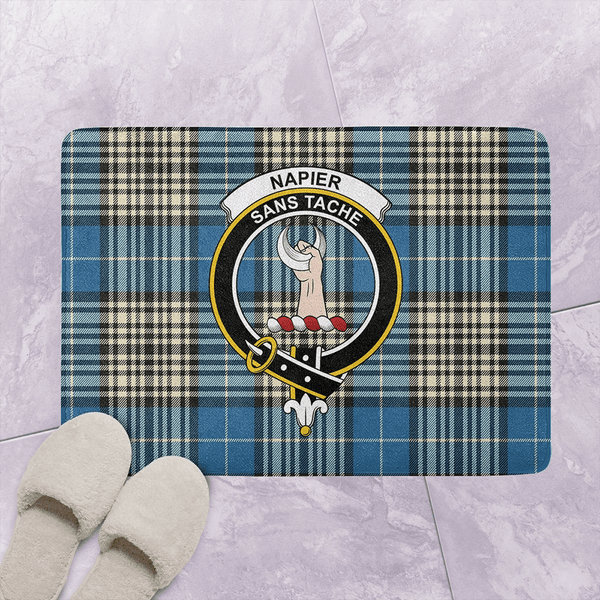 Napier Ancient Tartan Classic Crest Bathroom Mat