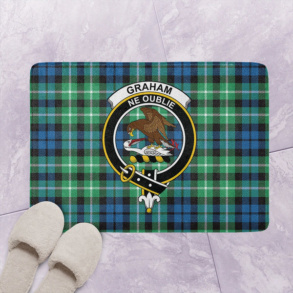 Graham of Montrose Ancient Tartan Classic Crest Bathroom Mat