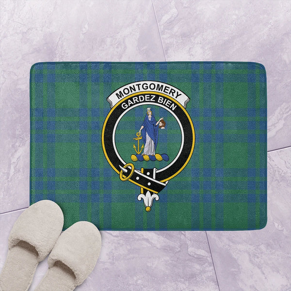 Montgomery Ancient Tartan Classic Crest Bathroom Mat