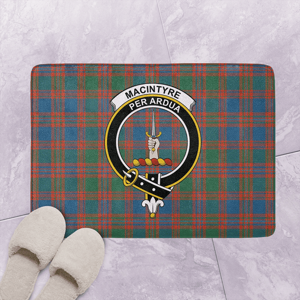 MacIntyre Ancient Tartan Classic Crest Bathroom Mat