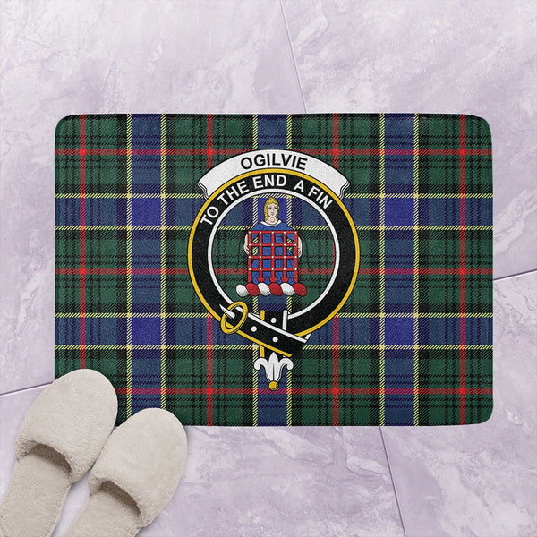 Ogilvie of Airlie Ancient Tartan Classic Crest Bathroom Mat