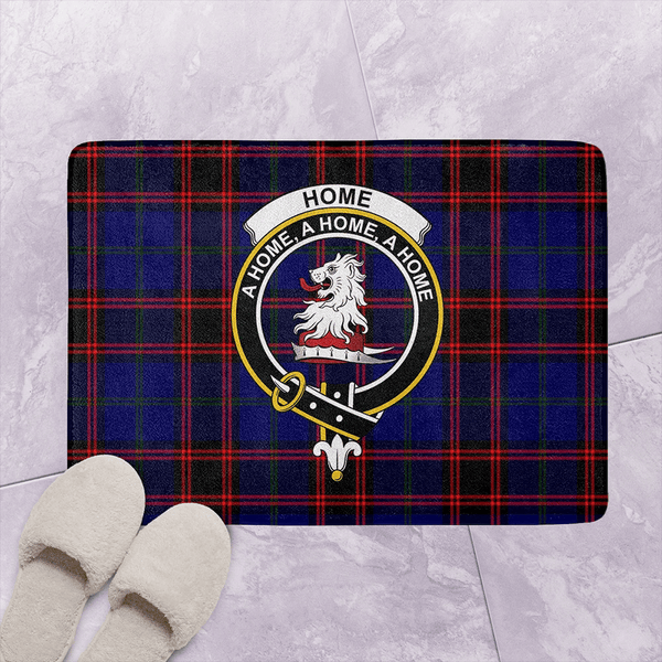 Home Modern Tartan Classic Crest Bathroom Mat