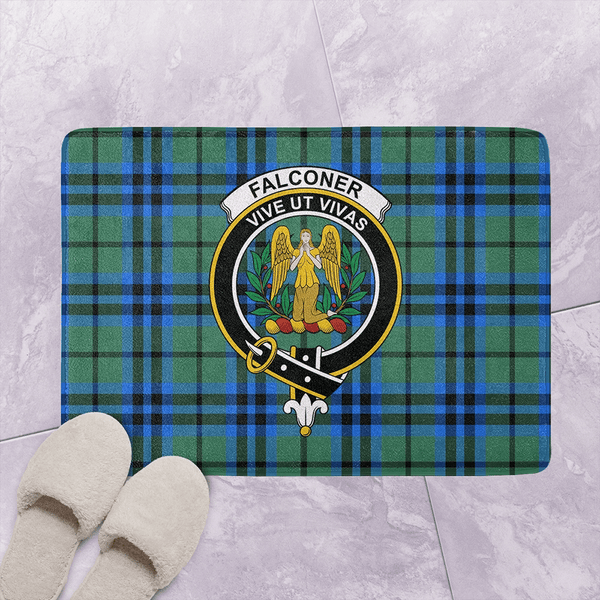 Falconer Tartan Classic Crest Bathroom Mat