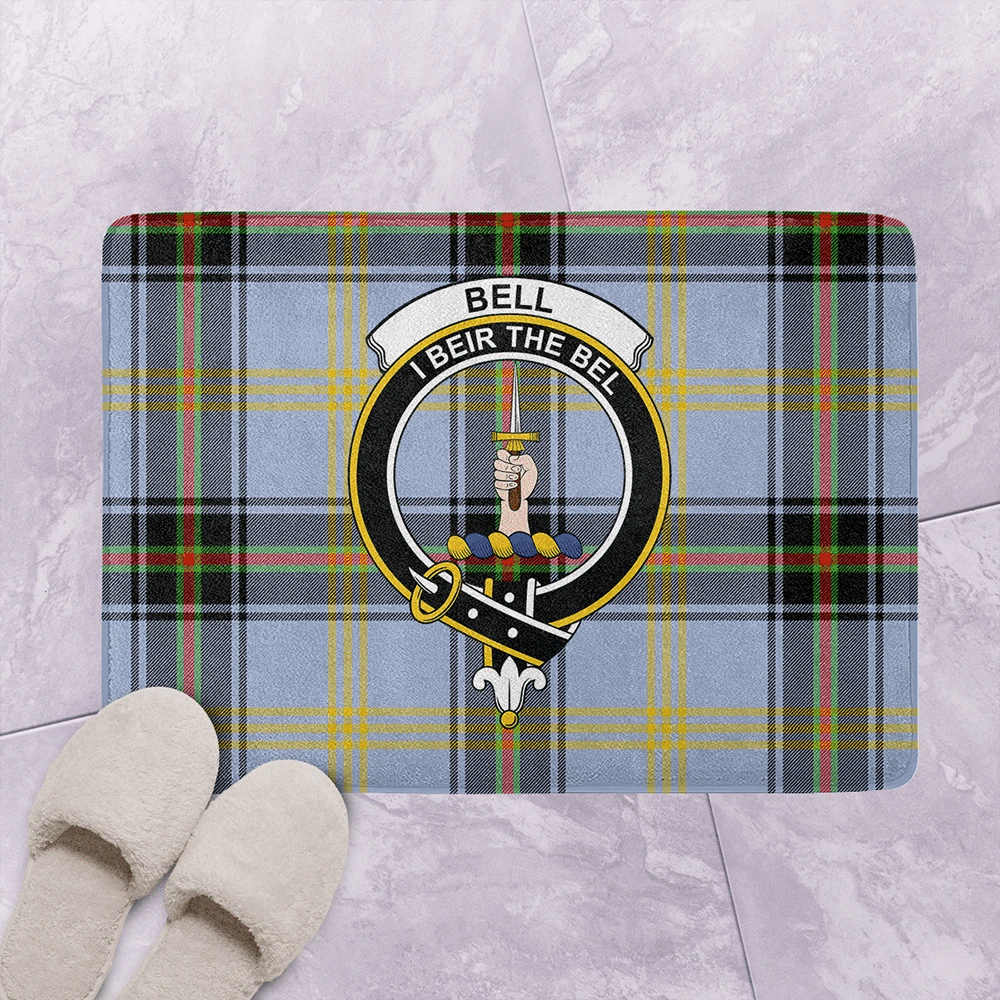 Bell of the Borders Tartan Classic Crest Bathroom Mat