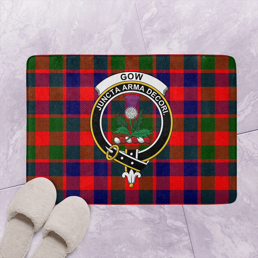 Gow Modern Tartan Classic Crest Bathroom Mat