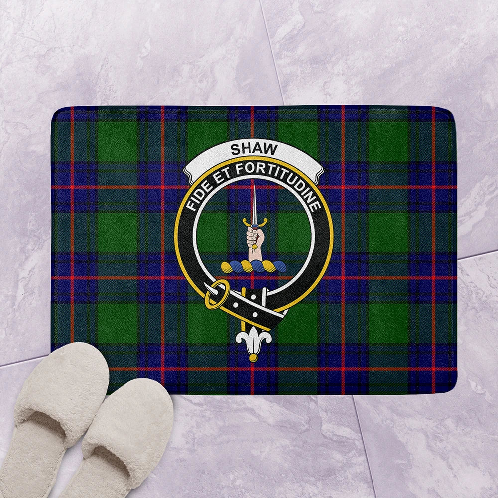 Shaw Modern Tartan Classic Crest Bathroom Mat