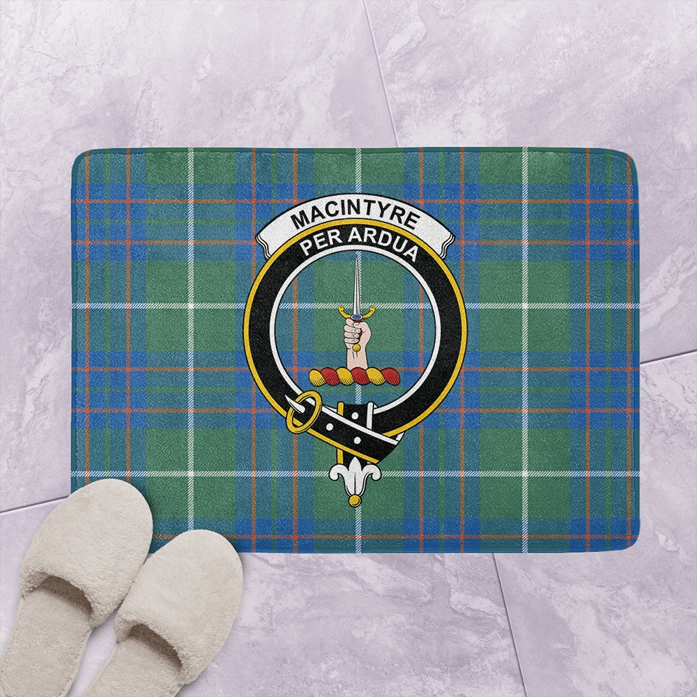 MacIntyre Hunting Ancient Tartan Classic Crest Bathroom Mat