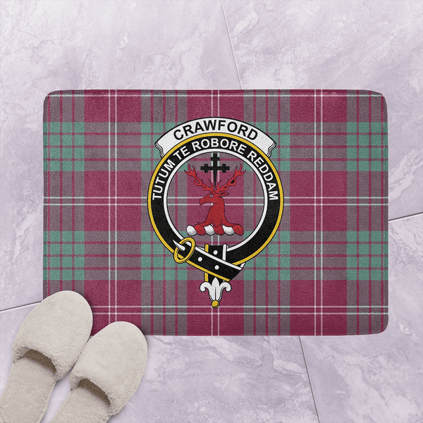 Crawford Ancient Tartan Classic Crest Bathroom Mat